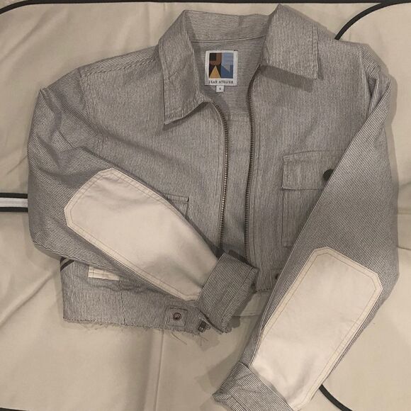 Jean Atelier Alix Crop jacket NWT Size 6 - Picture 1 of 8